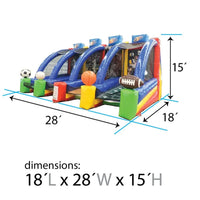 4-in-1 Inflatable Interactive Sports Game